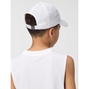 Nike Unisex Big Kids’ Club Dri-FIT Unstructured Metal Swoosh Cap Hat | Boys and Girls(White/Metallic Silver)