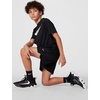 Nike Unisex Big Kids’ Court Dri-FIT 5″ Basketball Shorts – Boys and Girls(Black/White)