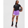 Nike Unisex Big Kids’ Court Dri-FIT 5″ Basketball Shorts – Boys and Girls(Bright Violet/White)