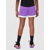 Nike Unisex Big Kids’ Court Dri-FIT 5″ Basketball Shorts – Boys and Girls(Bright Violet/White)