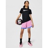 Nike Unisex Big Kids’ Court Dri-FIT 5″ Basketball Shorts – Boys and Girls(Light Magenta/White)