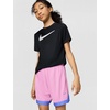 Nike Unisex Big Kids’ Court Dri-FIT 5″ Basketball Shorts – Boys and Girls(Light Magenta/White)