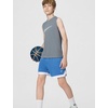 Nike Unisex Big Kids’ Court Dri-FIT 5″ Basketball Shorts – Boys and Girls(Star Blue/White)