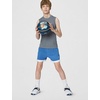 Nike Unisex Big Kids’ Court Dri-FIT 5″ Basketball Shorts – Boys and Girls(Star Blue/White)