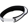 Nike Unisex Big Kids’ Dri-FIT Ace Swoosh Visor Hat | Boys and Girls(White/Black)