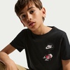 Nike Unisex Big Kids’ Sportswear Club Boxy Rest T-Shirt – Boys and Girls((Multi Sport Two)/Black)