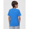 Nike Unisex Big Kids’ Sportswear Club Boxy Rest T-Shirt – Boys and Girls(Star Blue)