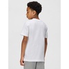 Nike Unisex Big Kids’ Sportswear Club Boxy Rest T-Shirt – Boys and Girls(White)