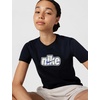 Nike Unisex Big Kids’ Sportswear Club Celebrate Sport T-Shirt – Boys and Girls(Black)