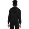 Nike Unisex Big Kids’ Sportswear Club Fleece Hoodie – Boys and Girls Sweatshirt(Black/White)