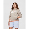 Nike Unisex Big Kids’ Sportswear Club Fleece Hoodie – Boys and Girls Sweatshirt(Cream Light/Multi Color)
