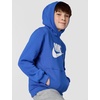 Nike Unisex Big Kids’ Sportswear Club Fleece Hoodie – Boys and Girls Sweatshirt(Game Royal/White)