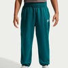Nike Unisex Big Kids’ Sportswear Club Fleece Loose Pants – Boys and Girls(Bright Spruce/White)