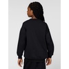 Nike Unisex Big Kids’ Sportswear Club Fleece Oversized Sweatshirt – Boys and Girls(Black/White)