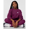 Nike Unisex Big Kids’ Sportswear Club Fleece Oversized Sweatshirt – Boys and Girls(Bordeaux/White)