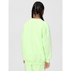 Nike Unisex Big Kids’ Sportswear Club Fleece Oversized Sweatshirt – Boys and Girls(Light Liquid Lime/Light Liquid Lime/White)