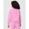 Nike Unisex Big Kids’ Sportswear Club Fleece Oversized Sweatshirt – Boys and Girls(Light Magenta/Light Magenta/White)
