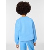 Nike Unisex Big Kids’ Sportswear Club Fleece Oversized Sweatshirt – Boys and Girls(University Blue/University Blue/White)