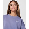 Nike Unisex Big Kids’ Sportswear Club Fleece Oversized Sweatshirt – Boys and Girls(World Indigo/White)
