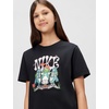 Nike Unisex Big Kids’ Sportswear Club Summer Camp T-Shirt – Boys and Girls(Black)