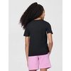 Nike Unisex Big Kids’ Sportswear Club T-Shirt – Boys and Girls(Black/White/Wolf Grey)