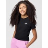 Nike Unisex Big Kids’ Sportswear Club T-Shirt – Boys and Girls(Black/White/Wolf Grey)
