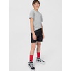 Nike Unisex Big Kids’ Sportswear Club T-Shirt – Boys and Girls(Dark Grey Heather/White/University Red)