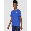 Nike Unisex Big Kids’ Sportswear Club T-Shirt – Boys and Girls(Game Royal)