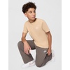 Nike Unisex Big Kids’ Sportswear Club T-Shirt – Boys and Girls(Linen)