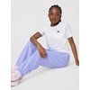 Nike Unisex Big Kids’ Sportswear Club T-Shirt – Boys and Girls(White/Black/Wolf Grey)