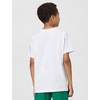 Nike Unisex Big Kids’ Sportswear Club World Cup T-Shirt – Boys and Girls((Brazil) White)
