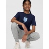 Nike Unisex Big Kids’ Sportswear Club World Cup T-Shirt – Boys and Girls((England) Obsidian)