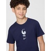 Nike Unisex Big Kids’ Sportswear Club World Cup T-Shirt – Boys and Girls((France) Blackened Blue)