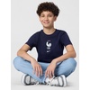 Nike Unisex Big Kids’ Sportswear Club World Cup T-Shirt – Boys and Girls((France) Blackened Blue)