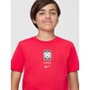 Nike Unisex Big Kids’ Sportswear Club World Cup T-Shirt – Boys and Girls((Korea) Global Red)