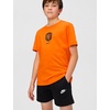Nike Unisex Big Kids’ Sportswear Club World Cup T-Shirt – Boys and Girls((Netherlands) Safety Orange)