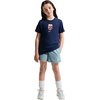 Nike Unisex Big Kids’ Sportswear Club World Cup T-Shirt – Boys and Girls((Norway ) Blue Void)