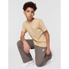Nike Unisex Big Kids’ Sportswear Loose Open-Hem Pants – Boys and Girls(Cave Stone/White)