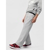 Nike Unisex Big Kids’ Sportswear Loose Open-Hem Pants – Boys and Girls(Dark Grey Heather/White)