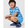 Nike Unisex Kids’ Calm Slides 2.0 – Boys and Girls Sandals | Comfort Slippers(Diffused Blue/Diffused Blue)