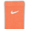 Nike Unisex Kids’ Everyday Cushioned Crew Socks (6-Pack) | Boys and Girls(Orange Frost/Topaz Gold/Barely Volt/Bright Spruce/Pacific Blue/Light Magenta)