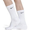 Nike Unisex Kids’ Everyday Cushioned Crew Socks (6-Pack) | Boys and Girls(White/Black)