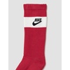 Nike Unisex Kids’ Everyday Cushioned Crew Socks (6-Pack) | Boys and Girls(White/Black/University Red)
