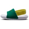 Nike Unisex Kids’ Kawa Slides – Boys Girls Toddlers & Baby Sandals | Casual Sandals(Malachite/Metallic Gold/Sonic Yellow)