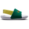 Nike Unisex Kids’ Kawa Slides – Boys Girls Toddlers & Baby Sandals | Casual Sandals(Malachite/Metallic Gold/Sonic Yellow)