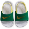 Nike Unisex Kids’ Kawa Slides – Boys Girls Toddlers & Baby Sandals | Casual Sandals(Malachite/Metallic Gold/Sonic Yellow)