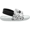 Nike Unisex Kids’ Kawa Slides – Boys Girls Toddlers & Baby Sandals | Casual Sandals(Off White/Black-camo Green-white)