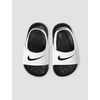 Nike Unisex Kids’ Kawa Slides – Boys Girls Toddlers & Baby Sandals | Casual Sandals(White/Black/Black/White)