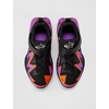 Nike Unisex Kids’ S.T. Dynamite Basketball Shoes – Boys and Girls Sneakers(Black/Metallic Silver/Bright Violet)