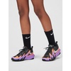 Nike Unisex Kids’ S.T. Dynamite Basketball Shoes – Boys and Girls Sneakers(Black/Metallic Silver/Bright Violet)